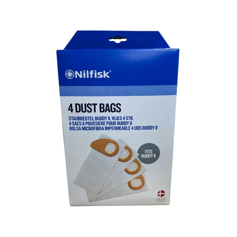 Nilfisk Buddy II Vacuum Cleaner Bags 4/1